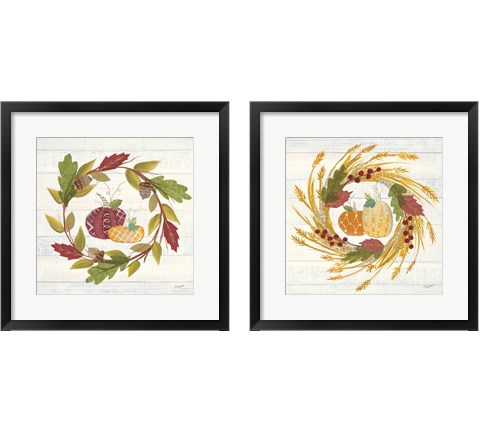 Autumn Bounty 2 Piece Framed Art Print Set by Courtney Prahl