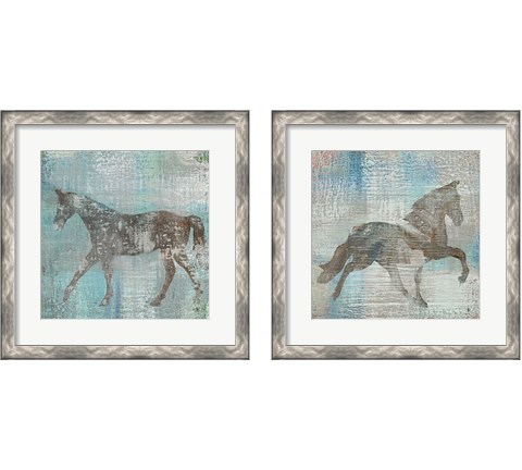 Cheval Brown 2 Piece Framed Art Print Set by Studio Mousseau