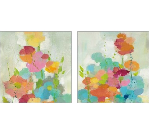 Longstem Bouquet 2 Piece Art Print Set by Silvia Vassileva