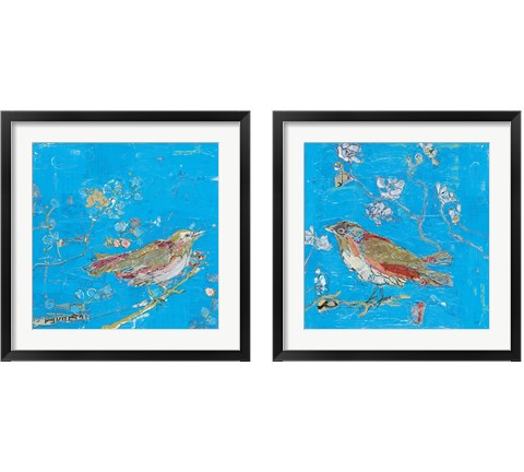 Birds 2 Piece Framed Art Print Set by Kellie Day
