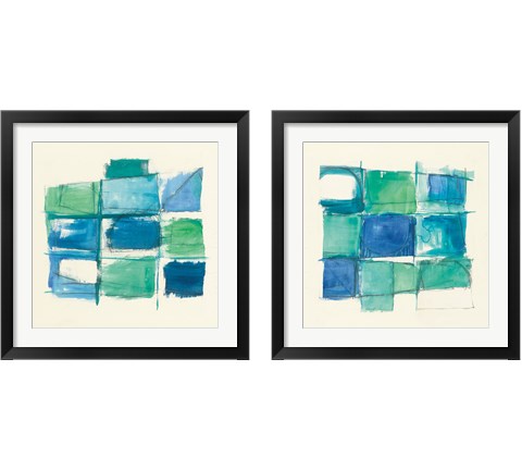 131 West 3rd Street Square 2 Piece Framed Art Print Set by Mike Schick