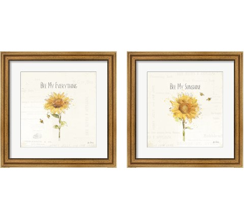 Bee and Bee 2 Piece Framed Art Print Set by Katie Pertiet