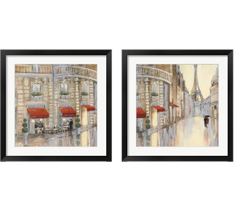 Touring Paris Couple 2 Piece Framed Art Print Set by Julia Purinton