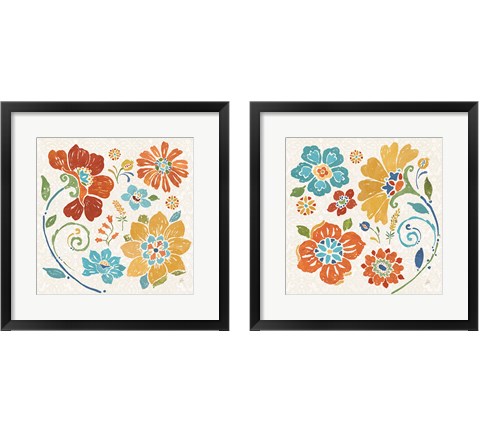 Spanish Impressions 2 Piece Framed Art Print Set by Daphne Brissonnet