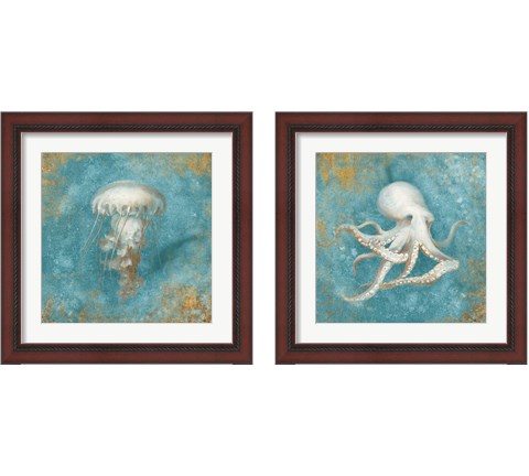 Treasures from the Sea 2 Piece Framed Art Print Set by Danhui Nai