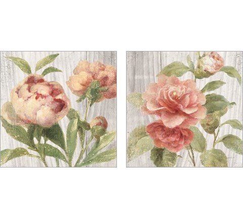 Scented Cottage Florals 2 Piece Art Print Set by Danhui Nai