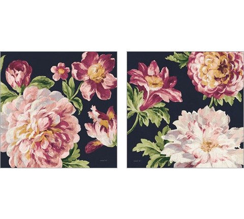Mixed Floral 2 Piece Art Print Set by Danhui Nai