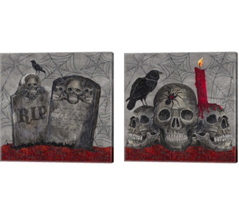 Something Wicked 2 Piece Canvas Print Set by Tara Reed