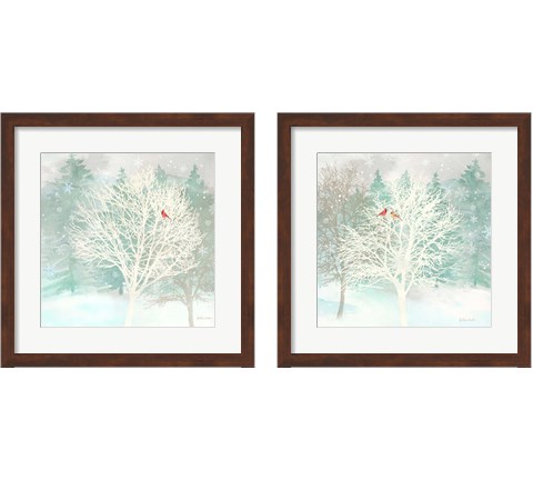 Winter Wonder 2 Piece Framed Art Print Set by Cynthia Coulter
