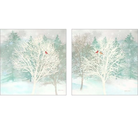 Winter Wonder 2 Piece Art Print Set by Cynthia Coulter