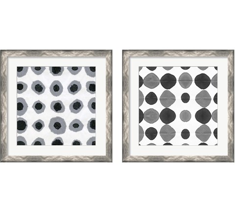 Watermark Black and White 2 Piece Framed Art Print Set by Nancy Green Design