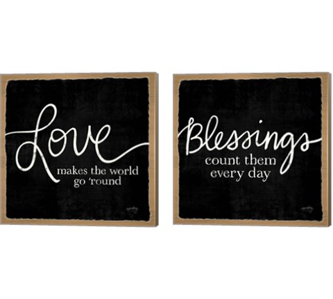 Blessings of Home 2 Piece Canvas Print Set by Noonday Design