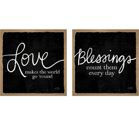 Blessings of Home 2 Piece Art Print Set by Noonday Design