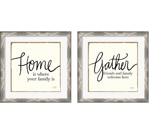 Blessings of Home 2 Piece Framed Art Print Set by Noonday Design