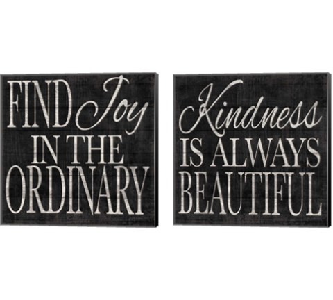 Kindness and Joy Signs 2 Piece Canvas Print Set by Jen Killeen