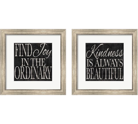 Kindness and Joy Signs 2 Piece Framed Art Print Set by Jen Killeen