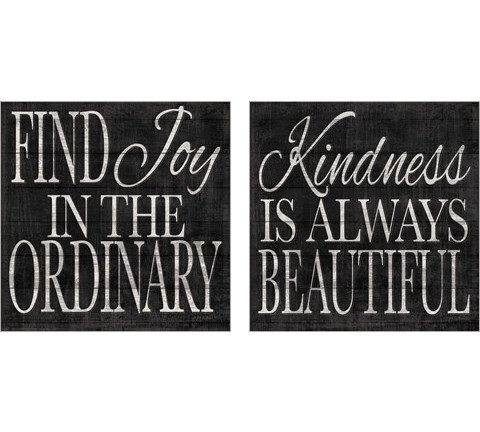 Kindness and Joy Signs 2 Piece Art Print Set by Jen Killeen