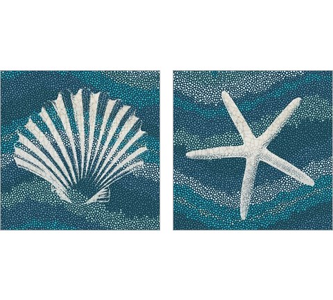 Sea Glass 2 Piece Art Print Set by Wild Apple Portfolio