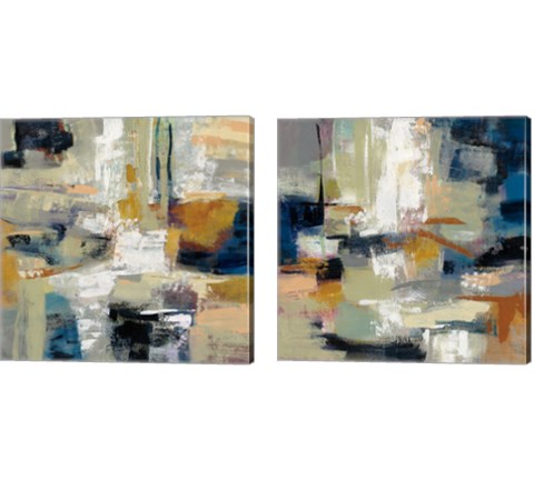 Full Moon 2 Piece Canvas Print Set by Silvia Vassileva