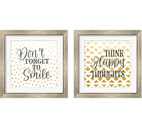 Don't Forget to Smile 2 Piece Framed Art Print Set by Tamara Robinson