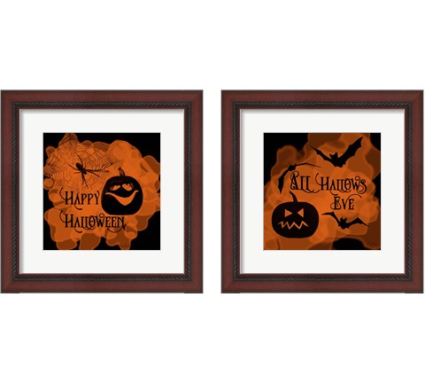 Halloween 2 Piece Framed Art Print Set by Ramona Murdock