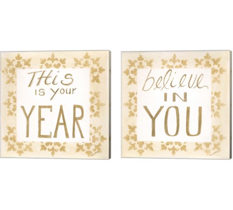 Believe in You 2 Piece Canvas Print Set by Cindy Shamp