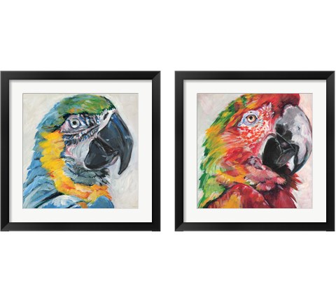 Parrot 2 Piece Framed Art Print Set by Anne Seay