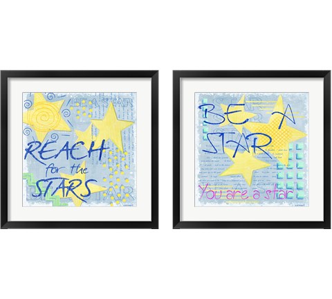 Star 2 Piece Framed Art Print Set by Anita Phillips