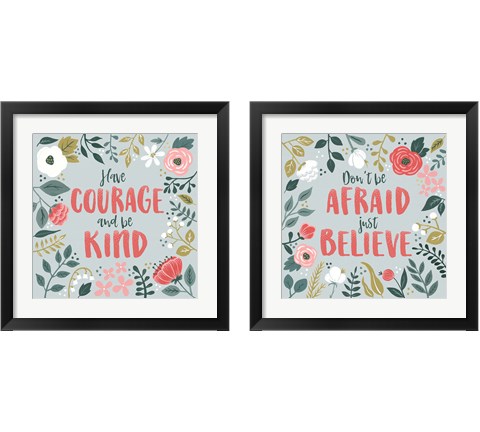 Wildflower Daydreams 2 Piece Framed Art Print Set by Laura Marshall