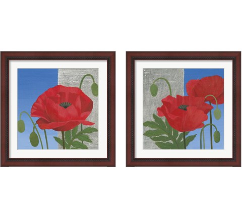 More Poppies 2 Piece Framed Art Print Set by Kathrine Lovell