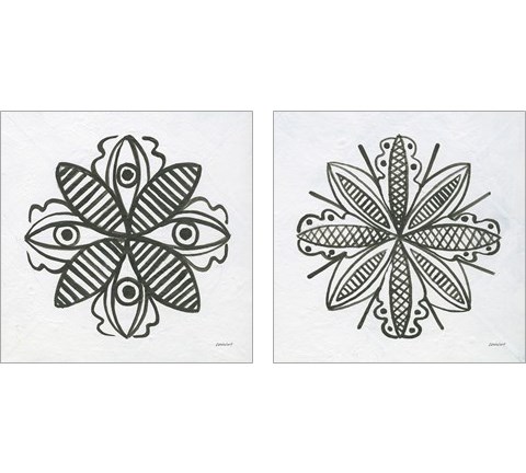 Patterns of the Amazon Icon 2 Piece Art Print Set by Kathrine Lovell