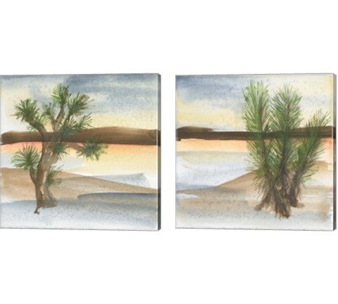 Desert Floral 2 Piece Canvas Print Set by Chris Paschke