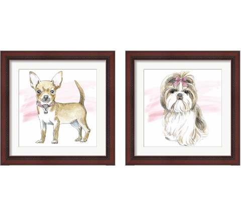 Glamour Pups 2 Piece Framed Art Print Set by Beth Grove