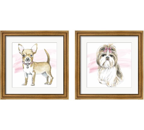 Glamour Pups 2 Piece Framed Art Print Set by Beth Grove