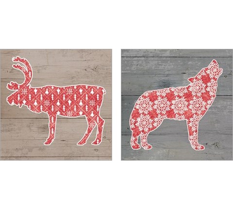 Nordic Holiday 2 Piece Art Print Set by Beth Grove