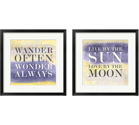 Live in Yellow 2 Piece Framed Art Print Set by Posters International Studio