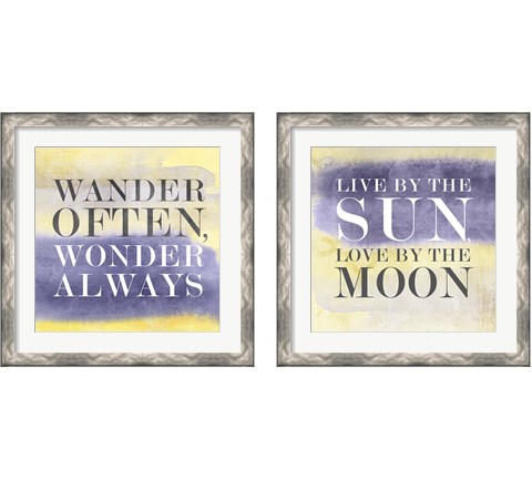 Live in Yellow 2 Piece Framed Art Print Set by Posters International Studio
