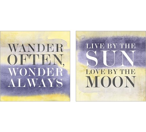 Live in Yellow 2 Piece Art Print Set by Posters International Studio