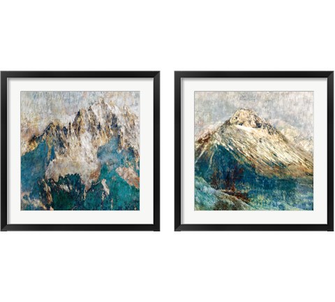 Mountain  2 Piece Framed Art Print Set by Posters International Studio