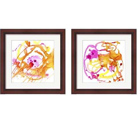 Watercolour Abstract 2 Piece Framed Art Print Set by Posters International Studio