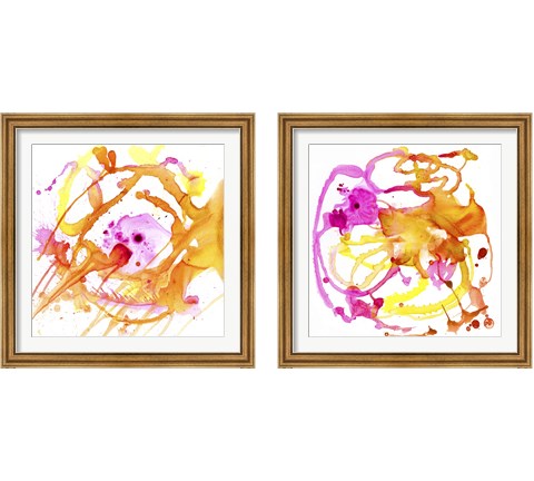 Watercolour Abstract 2 Piece Framed Art Print Set by Posters International Studio