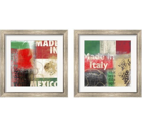 Abstract Countries 2 Piece Framed Art Print Set by Posters International Studio
