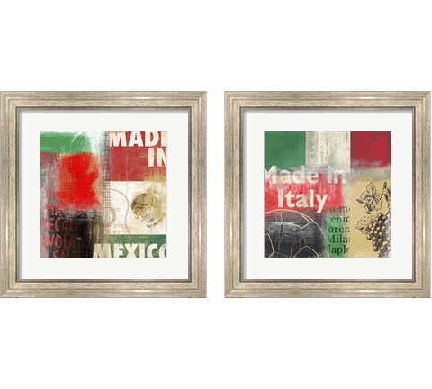 Abstract Countries 2 Piece Framed Art Print Set by Posters International Studio