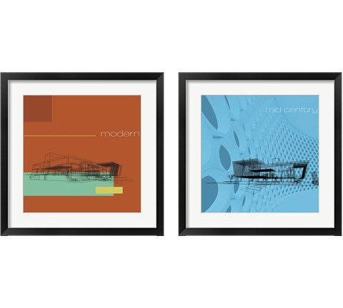 Architek  2 Piece Framed Art Print Set by Posters International Studio