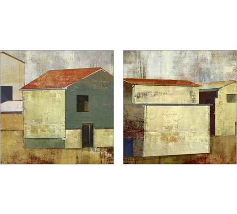 Abstract Construction 2 Piece Art Print Set by Posters International Studio