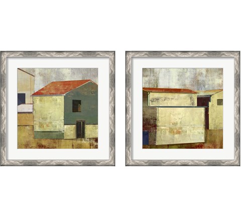 Abstract Construction 2 Piece Framed Art Print Set by Posters International Studio