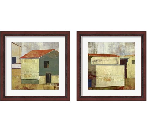 Abstract Construction 2 Piece Framed Art Print Set by Posters International Studio