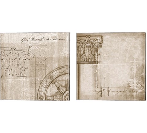 Romanesque  2 Piece Canvas Print Set by Posters International Studio