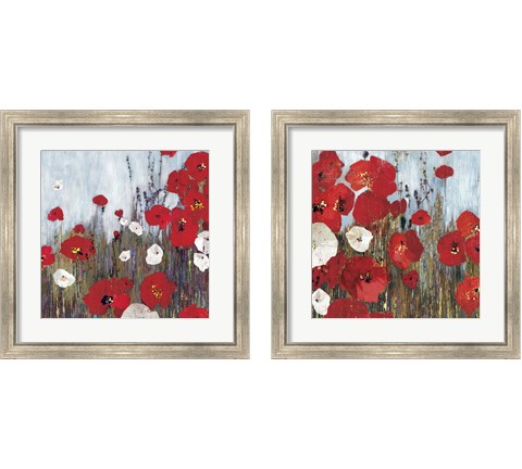 Passion Poppies 2 Piece Framed Art Print Set by Posters International Studio