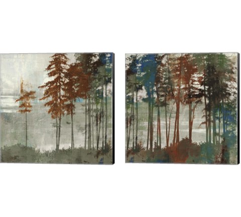 Spruce Woods 2 Piece Canvas Print Set by Posters International Studio